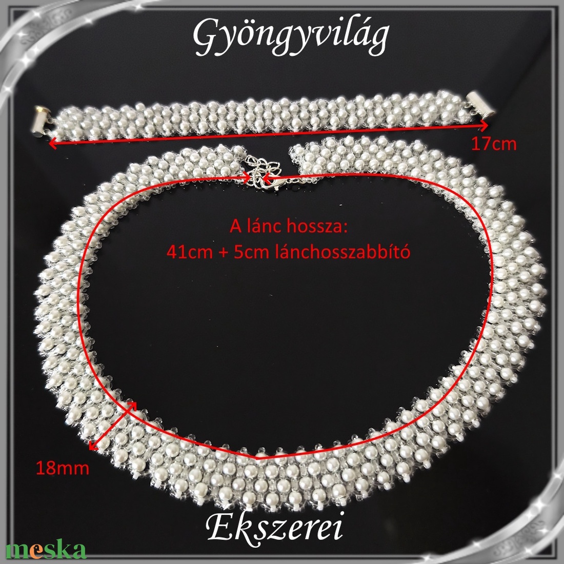 Ékszerek-szettek: Esküvői, menyasszonyi, alkalmi ékszer szett,  SSZEB-GY07-02 üt  fehér - esküvő - ékszer - ékszerszett - Meska.hu