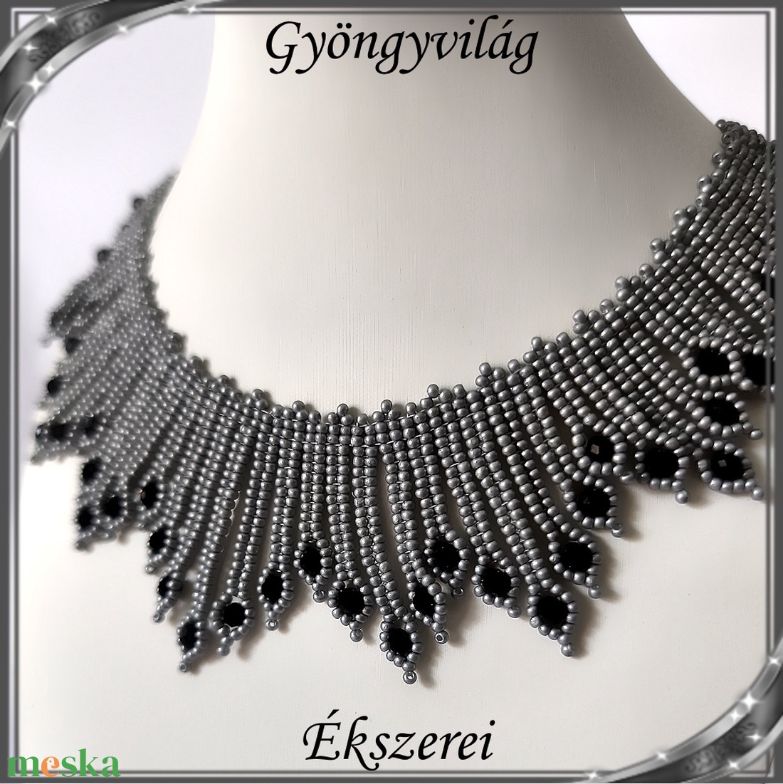 Ékszerek-nyakláncok: Esküvői, menyasszonyi, alkalmi ékszer szett,  SL-GY11-3-1 - esküvő - ékszer - nyaklánc - Meska.hu