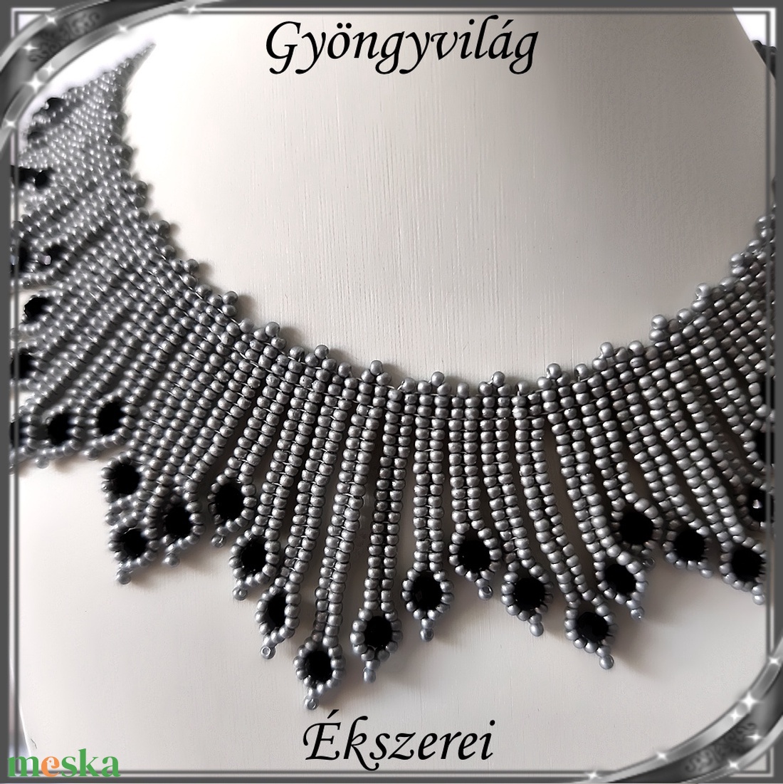 Ékszerek-nyakláncok: Esküvői, menyasszonyi, alkalmi ékszer szett,  SL-GY11-3-1 - esküvő - ékszer - nyaklánc - Meska.hu