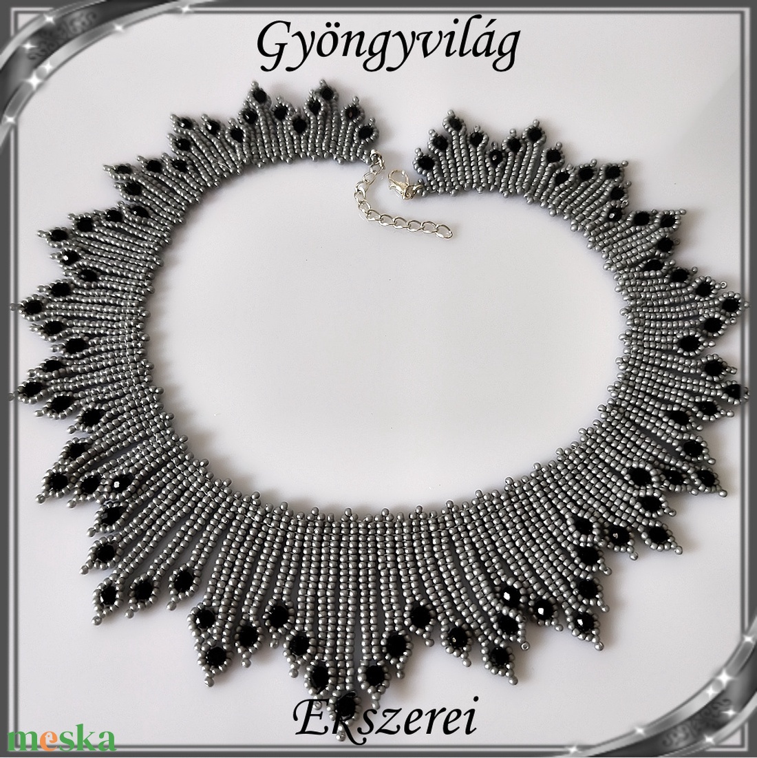 Ékszerek-nyakláncok: Esküvői, menyasszonyi, alkalmi ékszer szett,  SL-GY11-3-1 - esküvő - ékszer - nyaklánc - Meska.hu