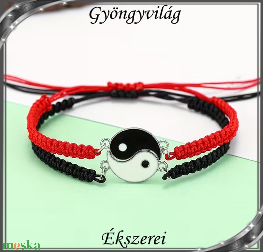 Ékszerek-karkötők: Makramé karkötő SK-M 43-3   2db karkötő - ékszer - karkötő - gyöngyös karkötő - Meska.hu