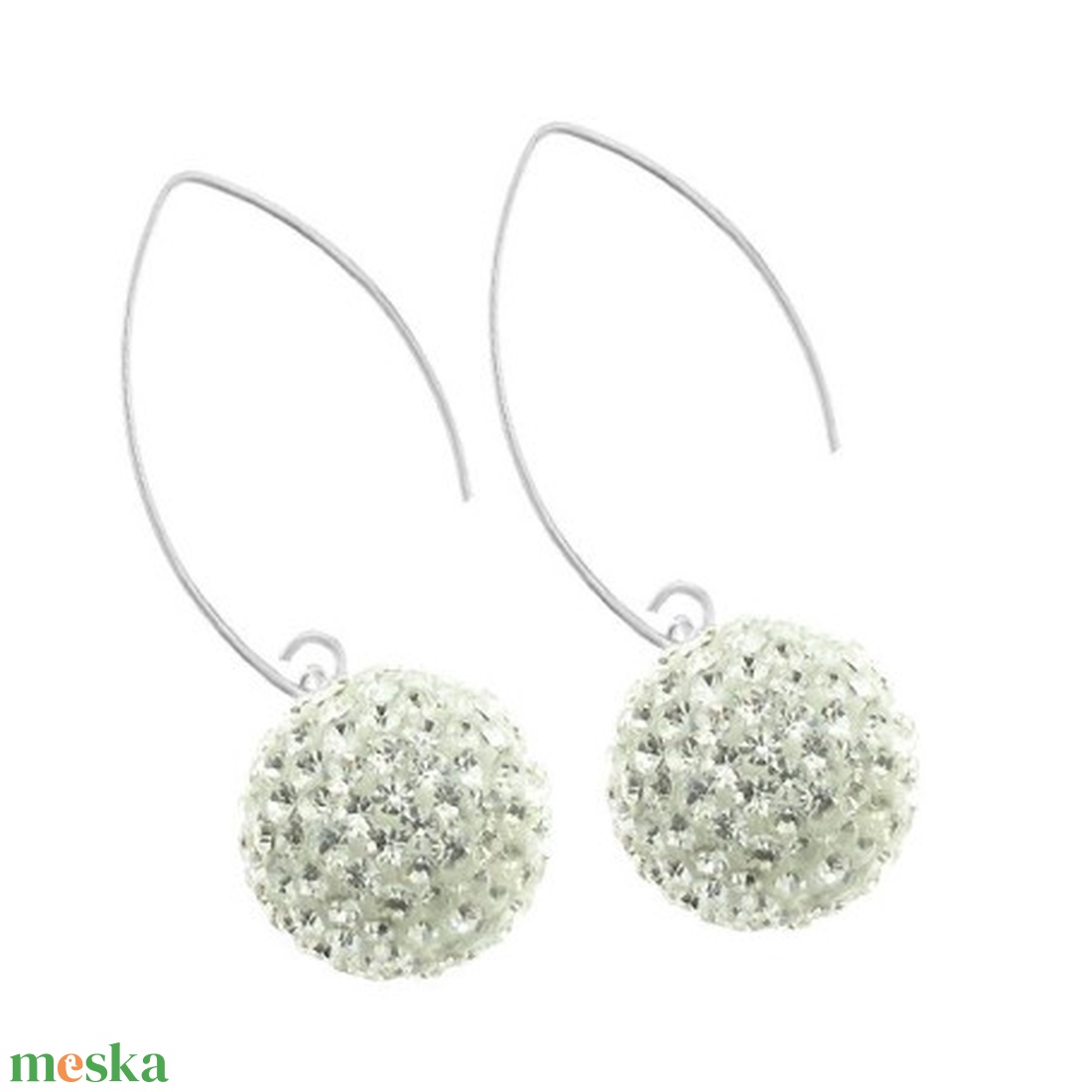  925-ös sterling ezüst ékszerkellék: fülbevalóalap akasztós EFK A 50-1g - kellékek & szerszámok - gyöngyfűzés kellékek - egyéb alkatrész - Meska.hu