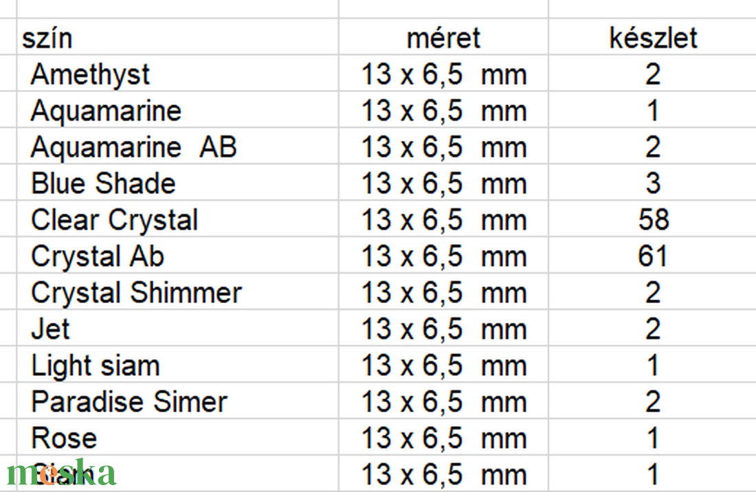 Swarovski kristály medál: csepp SW6000-13 - kellékek & szerszámok - gyöngyfűzés kellékek - swarovski kristályok - Meska.hu