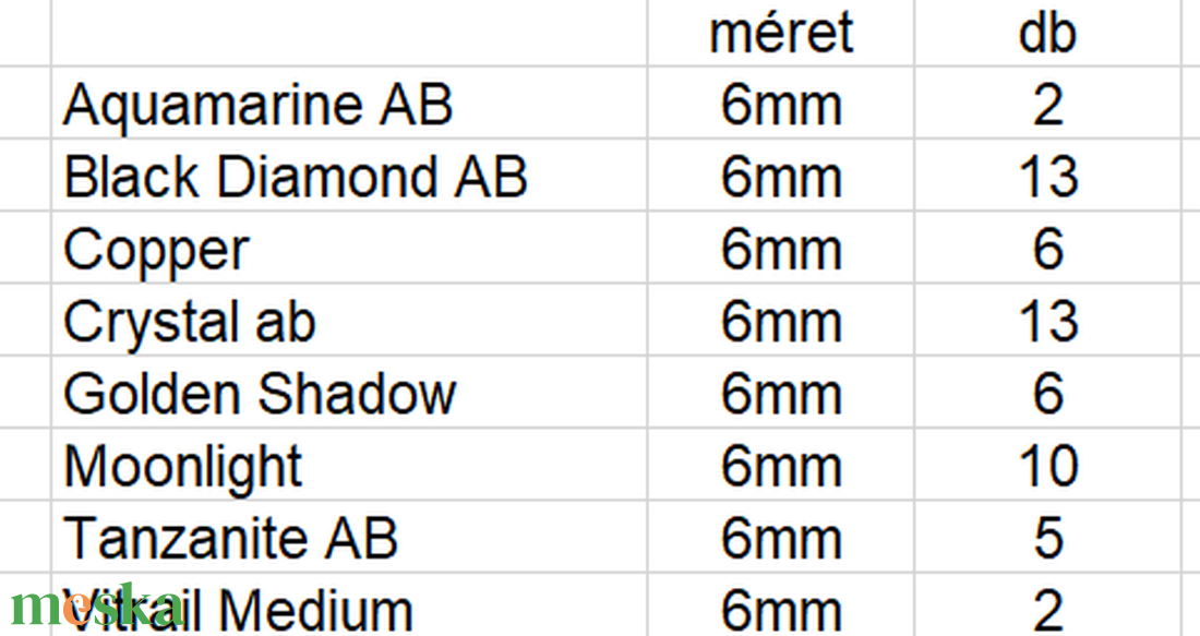 Swarovski kristály gyöngy: SWGY KOCKA (5601) 6mm-es AB-s több színben 1db/csomag - kellékek & szerszámok - gyöngyfűzés kellékek - swarovski kristályok - Meska.hu