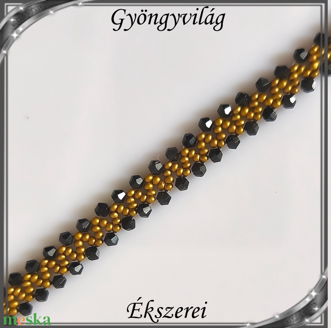 Ékszerek-szettek: Esküvői, menyasszonyi, alkalmi ékszer szett,  SSZ-ÜGY004 02 fekete-bronz - esküvő - ékszer - ékszerszett - Meska.hu