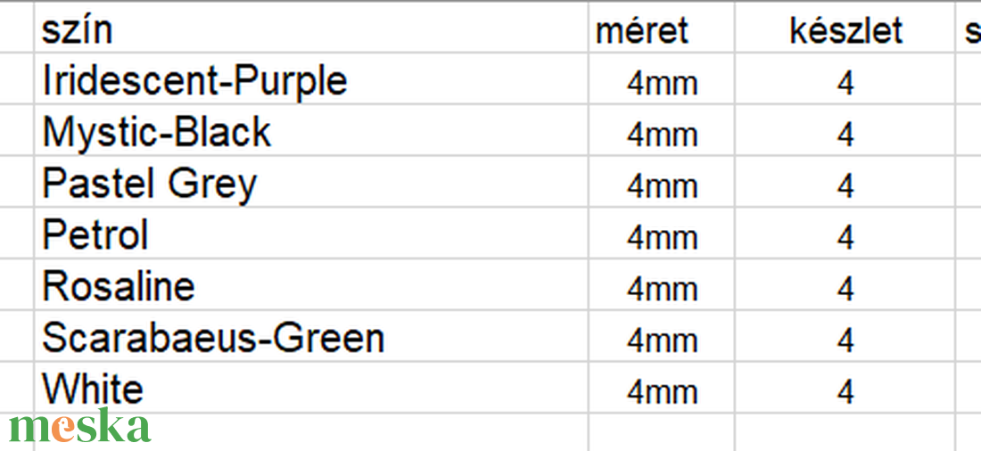 Ékszerkellék: Swarovski félig fúrt tekla gömb 4mm-es több színben SW5818-4  2db/csomag - kellékek & szerszámok - gyöngyfűzés kellékek - swarovski kristályok - Meska.hu