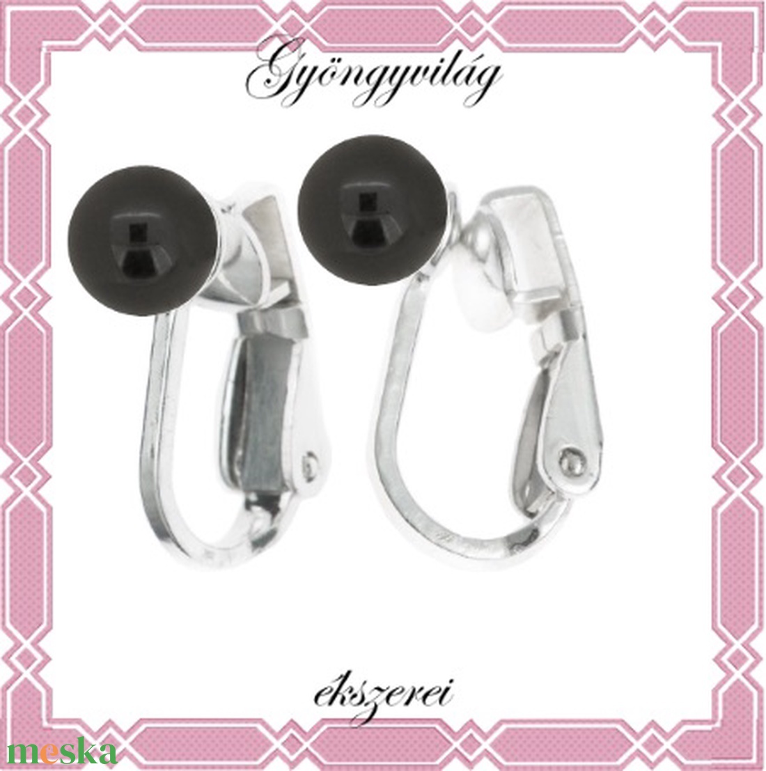Ékszerek-fülbevalók: Swarovski félig fúrt gömb 8mm több színben SF-SW5818-05-8  5818 - ékszer - fülbevaló - klipsz - Meska.hu
