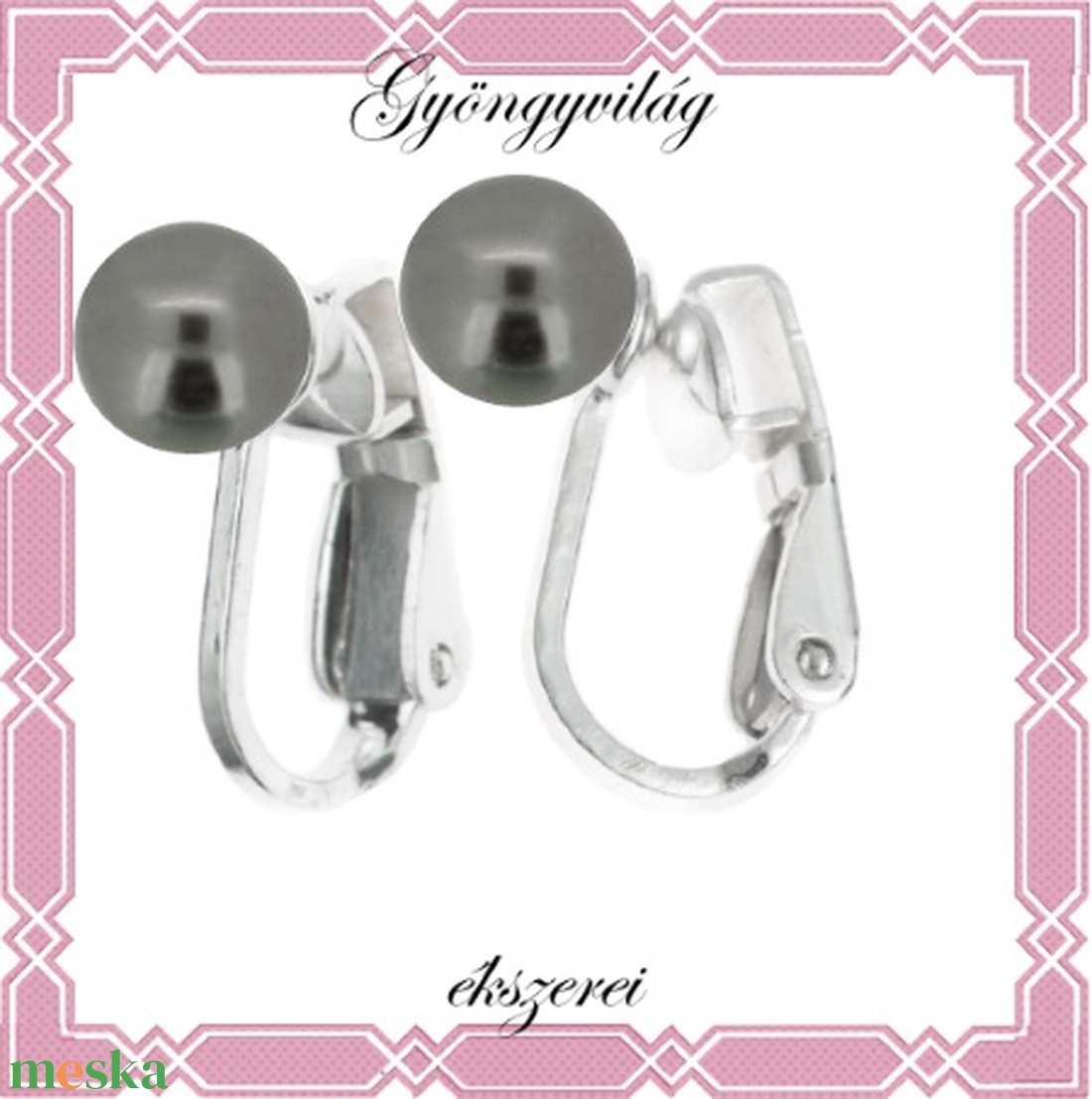 Ékszerek-fülbevalók: Swarovski félig fúrt gömb 10mm több színben SF-SW5818-05-10  5818 - ékszer - fülbevaló - klipsz - Meska.hu