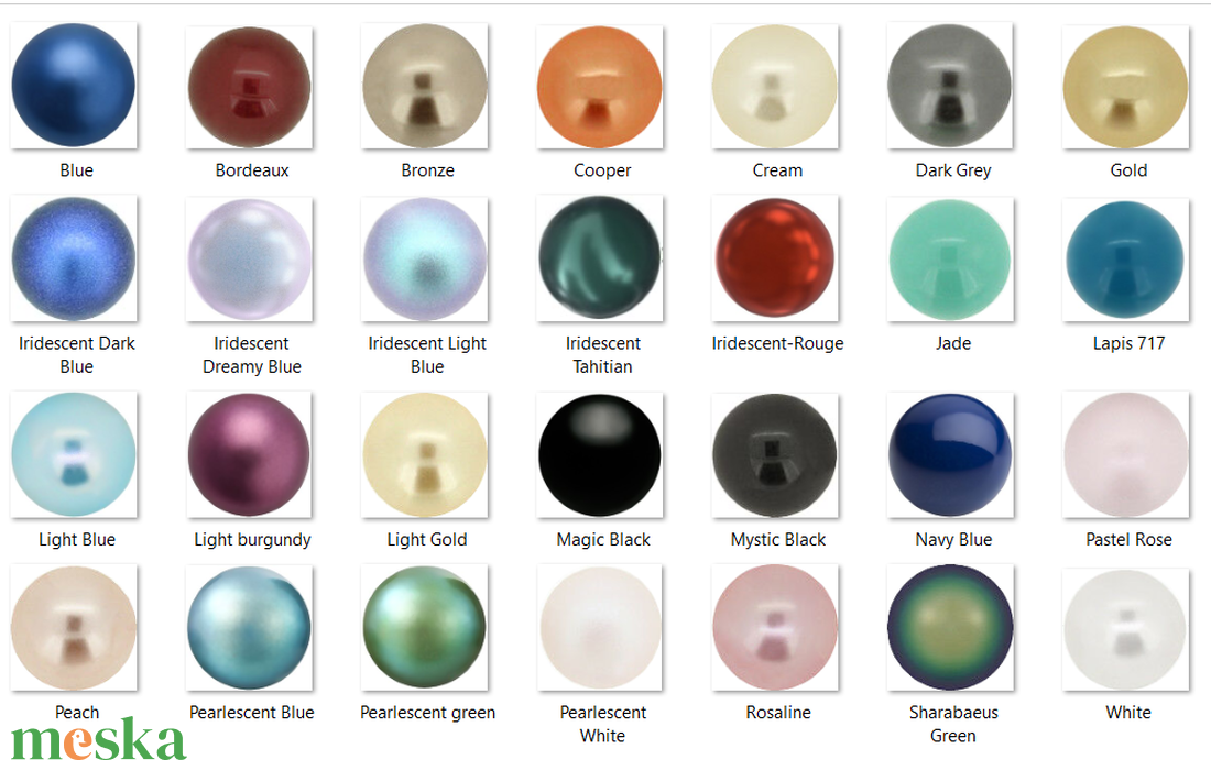 Ékszerkellék: Swarovski félig fúrt tekla fél gömb 8mm-es több színben  SW5818-8 - kellékek & szerszámok - gyöngyfűzés kellékek - swarovski kristályok - Meska.hu