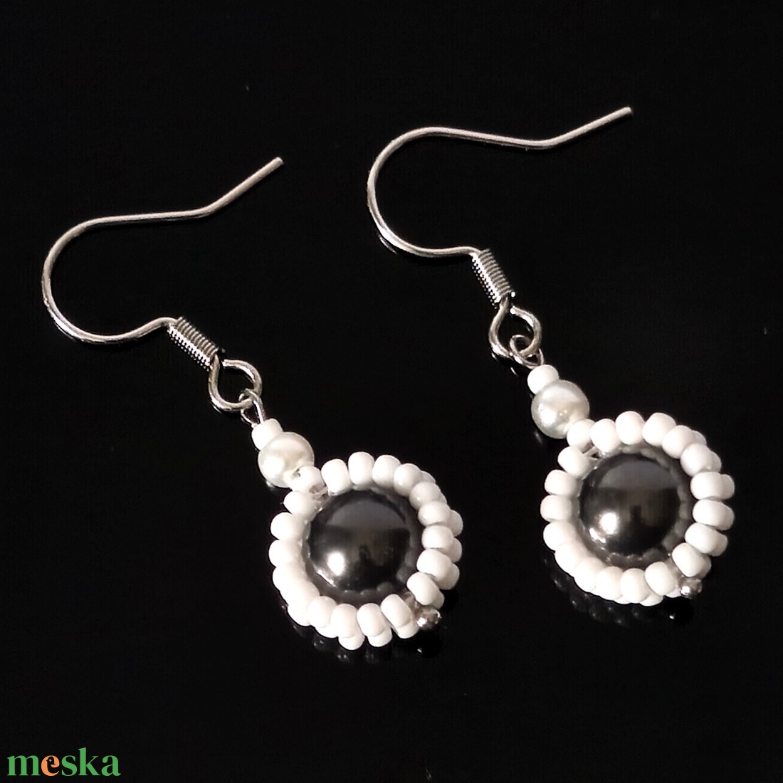 Ékszerek-fülbevalók: Swarovski gyöngy fülbevaló SF-02-SW több színben - ékszer - fülbevaló - lógó fülbevaló - Meska.hu