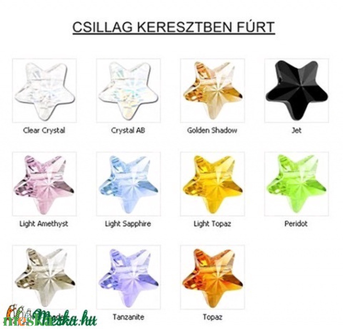Swarovski csillag 8mm-es több színben SW5714-8 2db/csomag - gyöngy, ékszerkellék - swarovski kristályok - Meska.hu Swarovski csillag 8mm-es több színben SW5714-8 2db/csomag - gyöngy, ékszerkellék - swarovski kristályok - Meska.hu