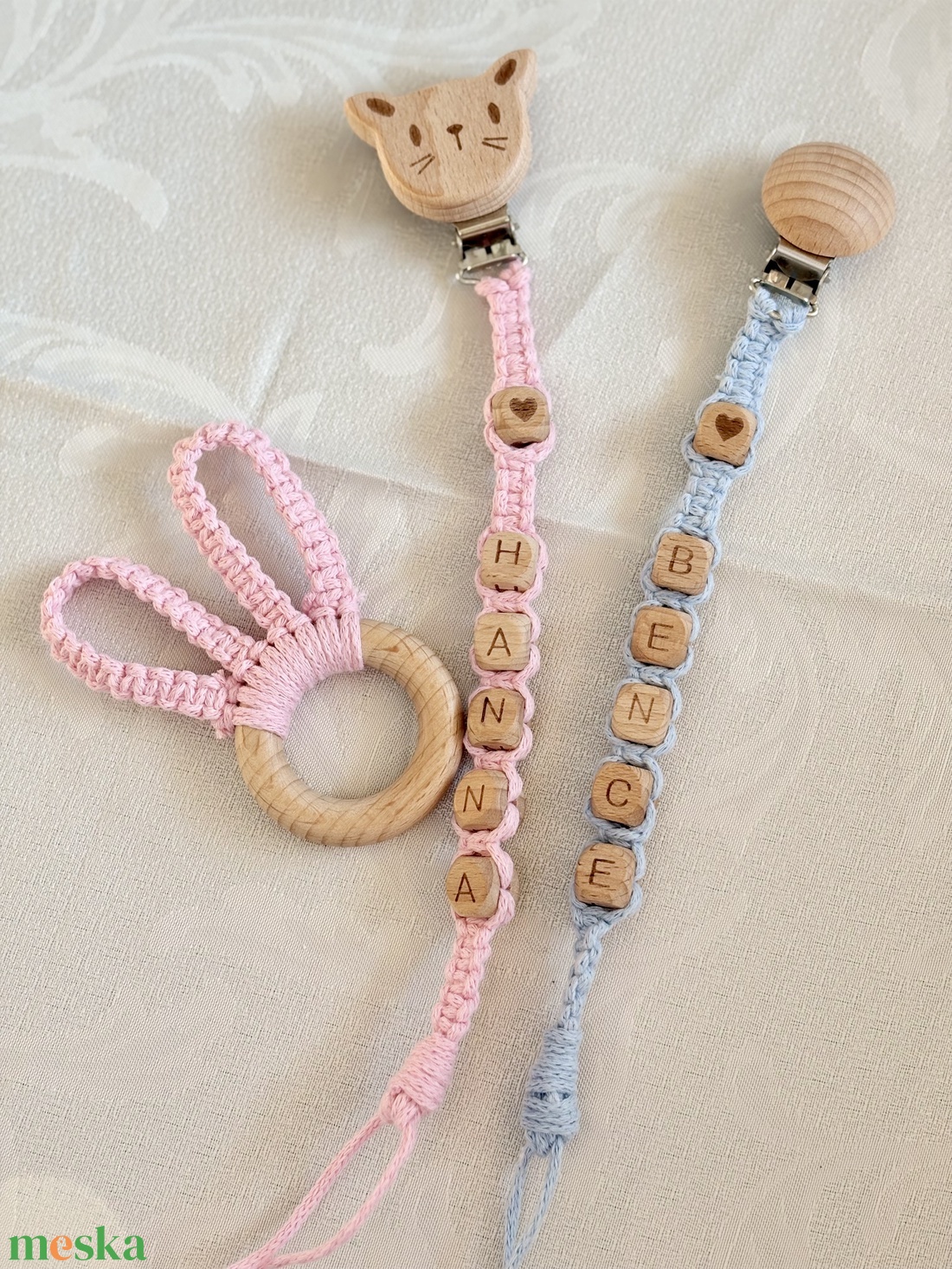 Cumilánc egyedi névvel - baba - mama - baba játékok - cumilánc - Meska.hu
