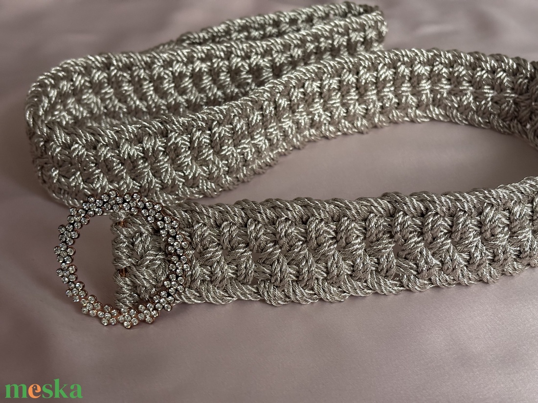 Platinum Edition � Éjféli Fény - Exkluzív Makramé övek - táska & tok - táska szett - Meska.hu