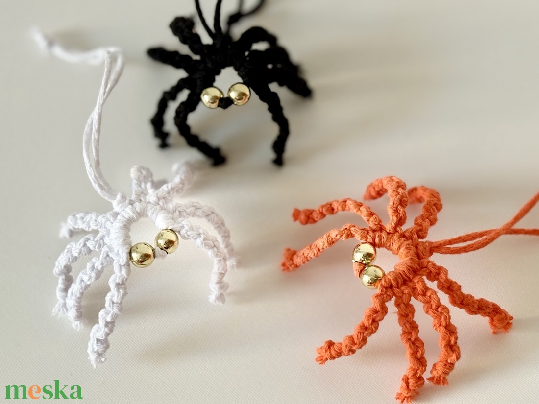 Halloween -Pókok - otthon & életmód - dekoráció - halloween - halloweeni figurák - Meska.hu