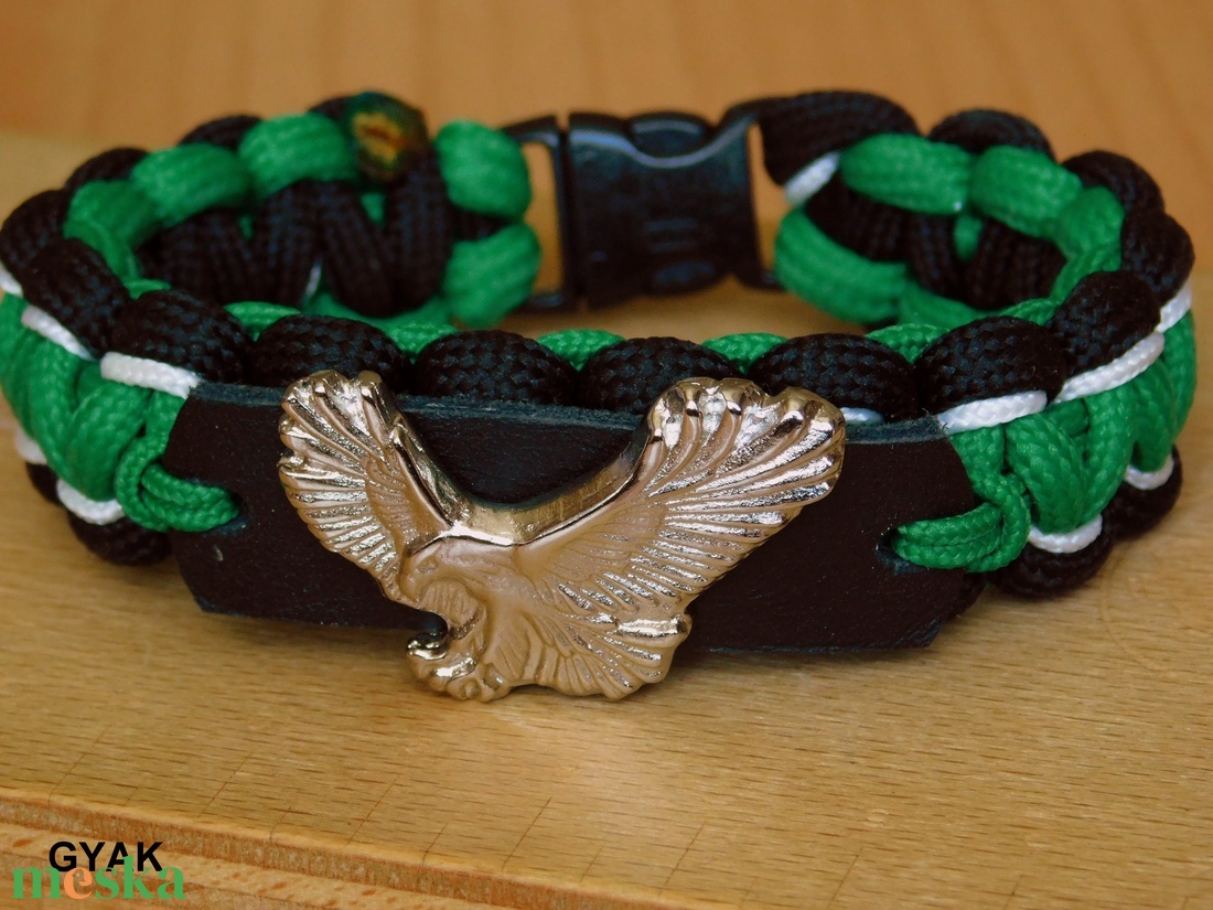 Ferencváros paracord karkötő - ékszer - karkötő - fonott karkötő - Meska.hu Ferencváros paracord karkötő - ékszer - karkötő - fonott karkötő - Meska.hu