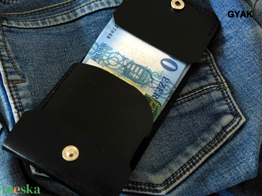 Bőr pénztárca - táska & tok - pénztárca & más tok - pénztárca - férfi pénztárca - Meska.hu