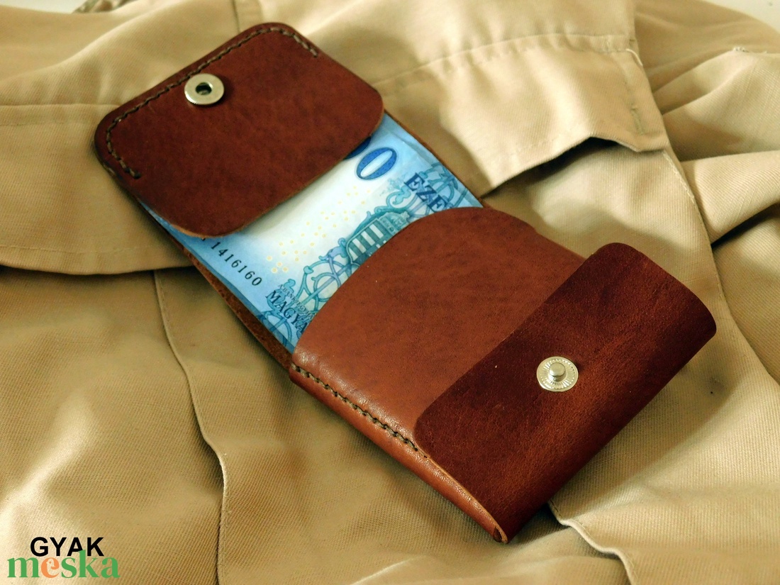 Bőr pénztárca - táska & tok - pénztárca & más tok - pénztárca - férfi pénztárca - Meska.hu