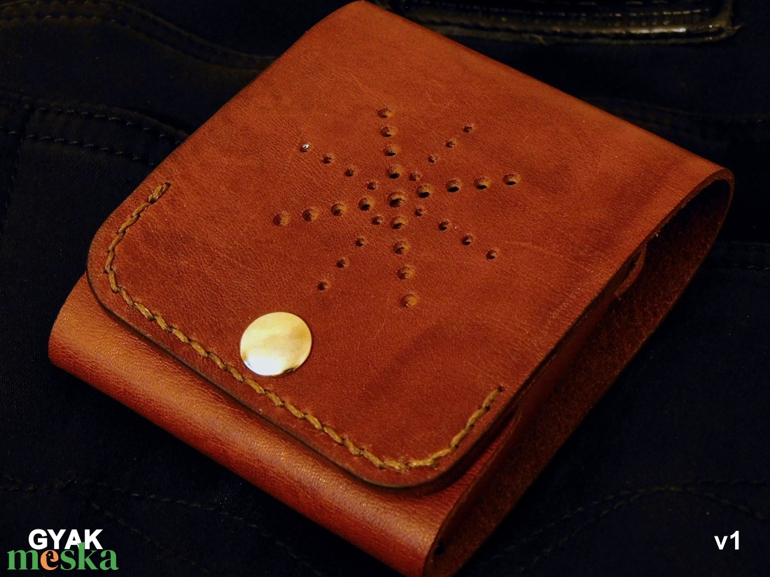Bőr pénztárca #1 - táska & tok - pénztárca & más tok - pénztárca - férfi pénztárca - Meska.hu