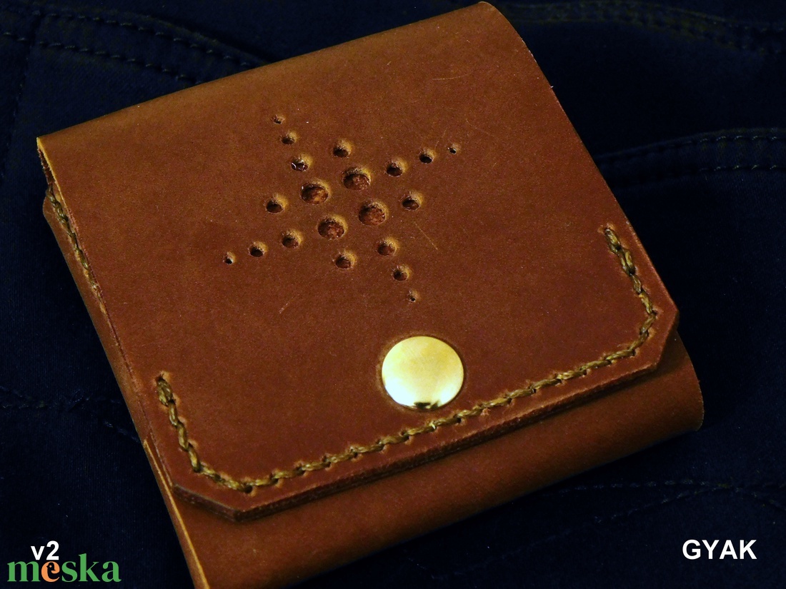 Bőr pénztárca #1 - táska & tok - pénztárca & más tok - pénztárca - férfi pénztárca - Meska.hu
