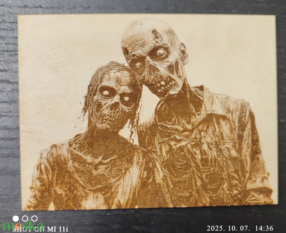 Gravírozott fénykép - otthon & életmód - dekoráció - kép & falikép - fából készült kép - Meska.hu