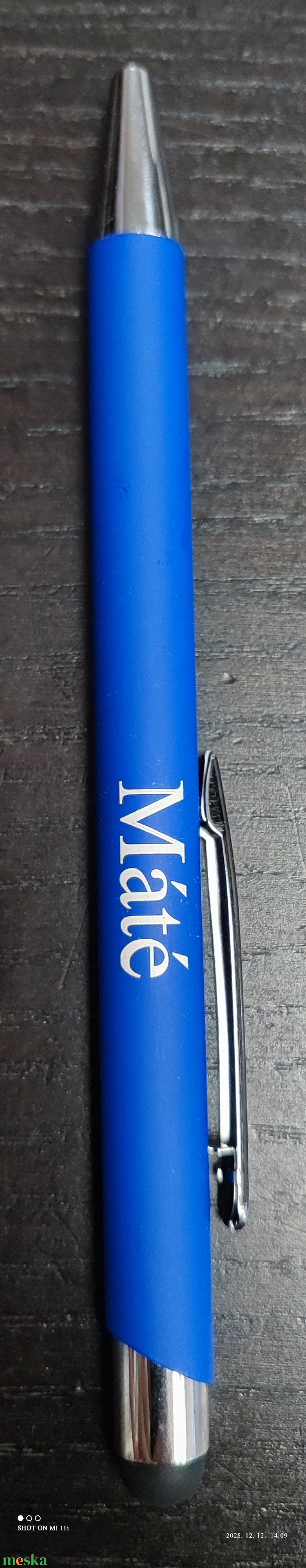 Gravírozott fém toll matt színekben - otthon & életmód - papír, írószer - ceruza & toll - Meska.hu