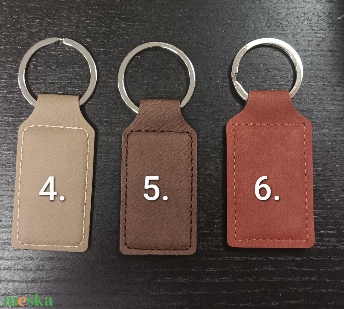 Műbőr kulcstartó több színben - táska & tok - kulcstartó & táskadísz - kulcstartó - Meska.hu
