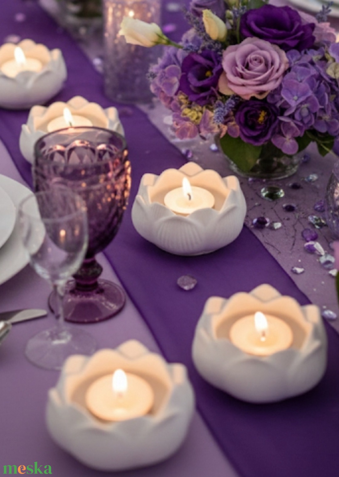 Tea mécsestartó 10db/cs - diy (csináld magad) - egységcsomag - Meska.hu