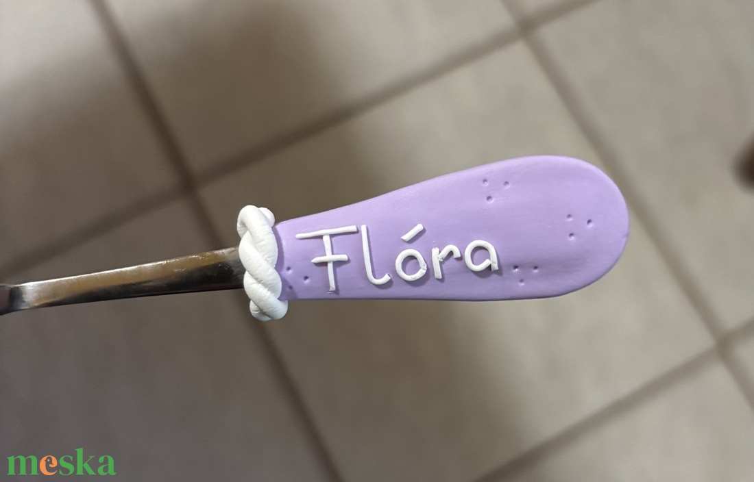 Névvel ellátott teáskanál - otthon & életmód - konyhafelszerelés, tálalás - tálalás - kanál & villa - Meska.hu