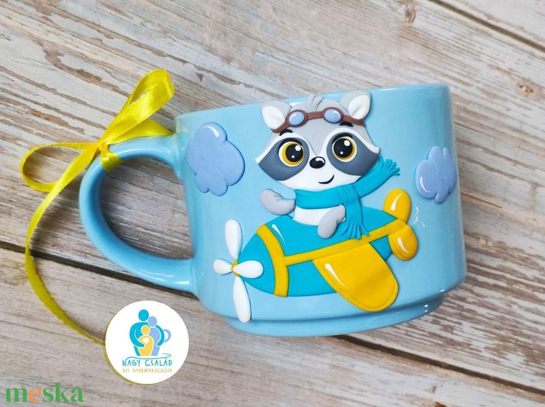 Mosómacis bögre - otthon & életmód - konyhafelszerelés, tálalás - tálalás - bögre & csésze - Meska.hu
