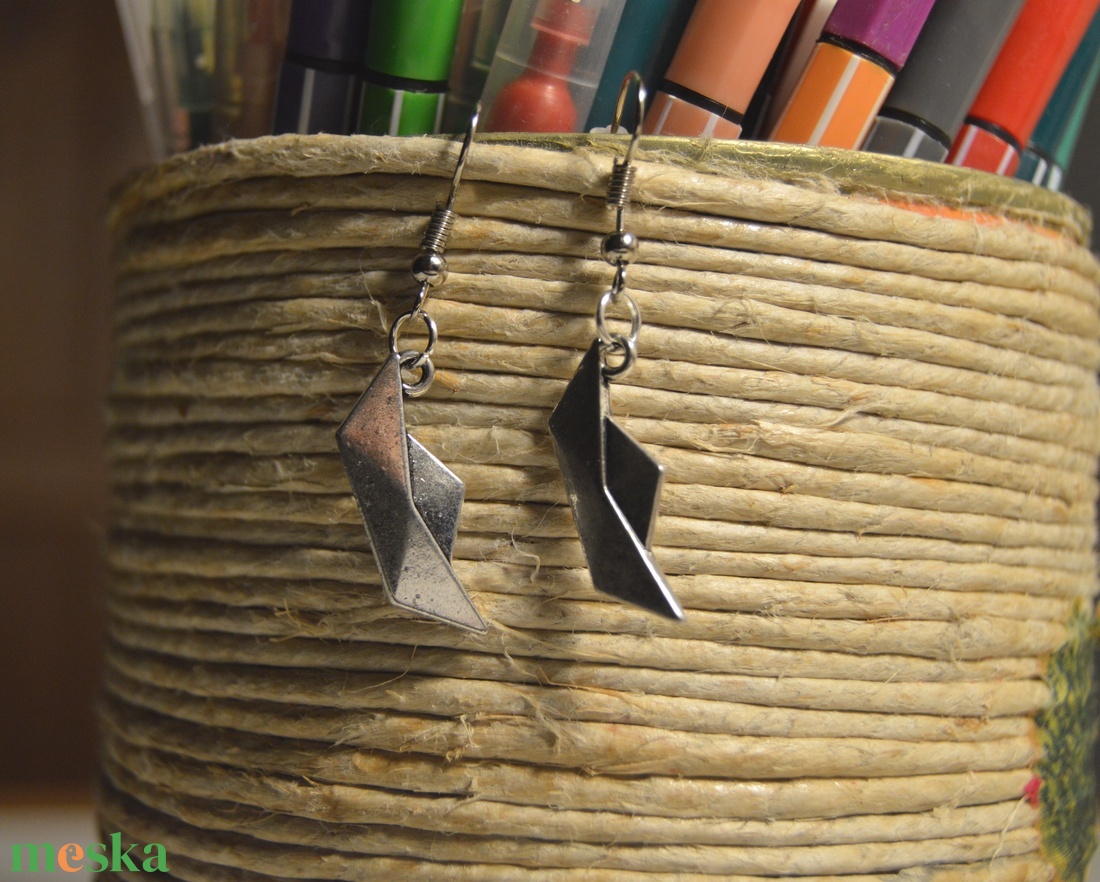 Origami hajó fülbevaló - - Meska.hu Origami hajó fülbevaló - - Meska.hu