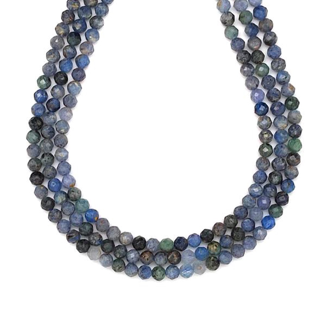 Kianit fazettált golyó 4mm ékszerkészítő alapanyag (füzér) - kellékek & szerszámok - ásvány alapanyag - ásványfüzér - Meska.hu