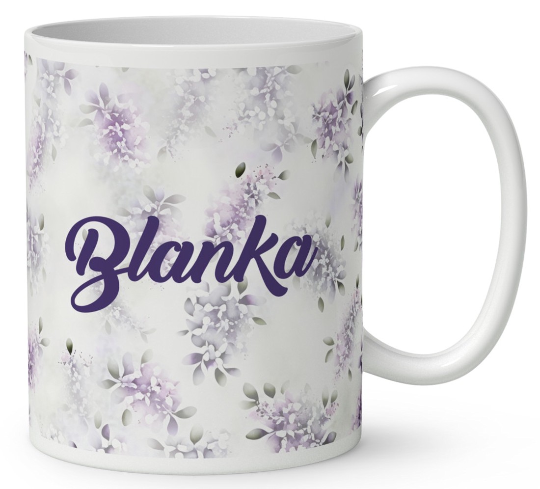 Névvel kérhető - Könyvmoly levendulás manólány mintás bögre - otthon & életmód - konyhafelszerelés, tálalás - tálalás - bögre & csésze - Meska.hu