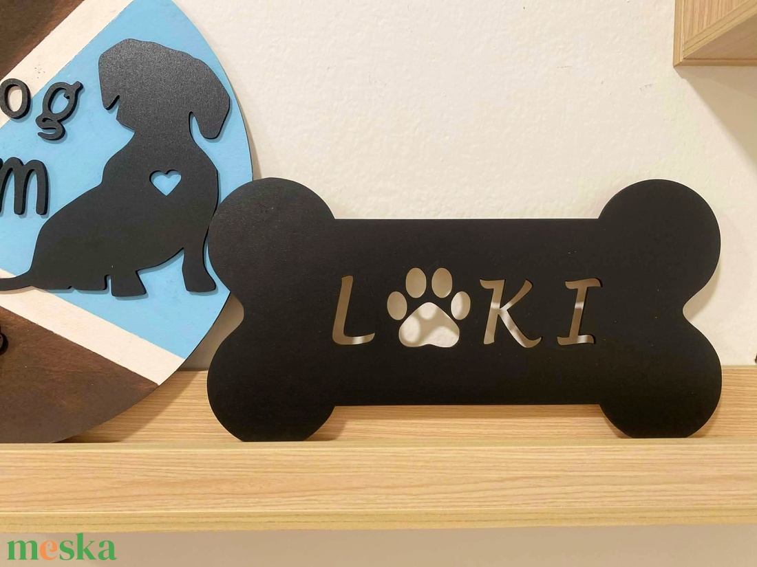 Kutyás tábla - otthon & életmód - kisállatoknak - kutyáknak - kutya ékszerek, masnik - Meska.hu