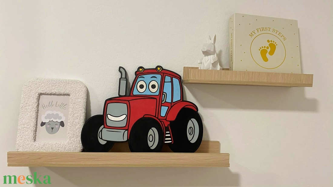 Traktoros dekor lámpa - baba - mama - babaszoba dekoráció - éjszakai fény - Meska.hu