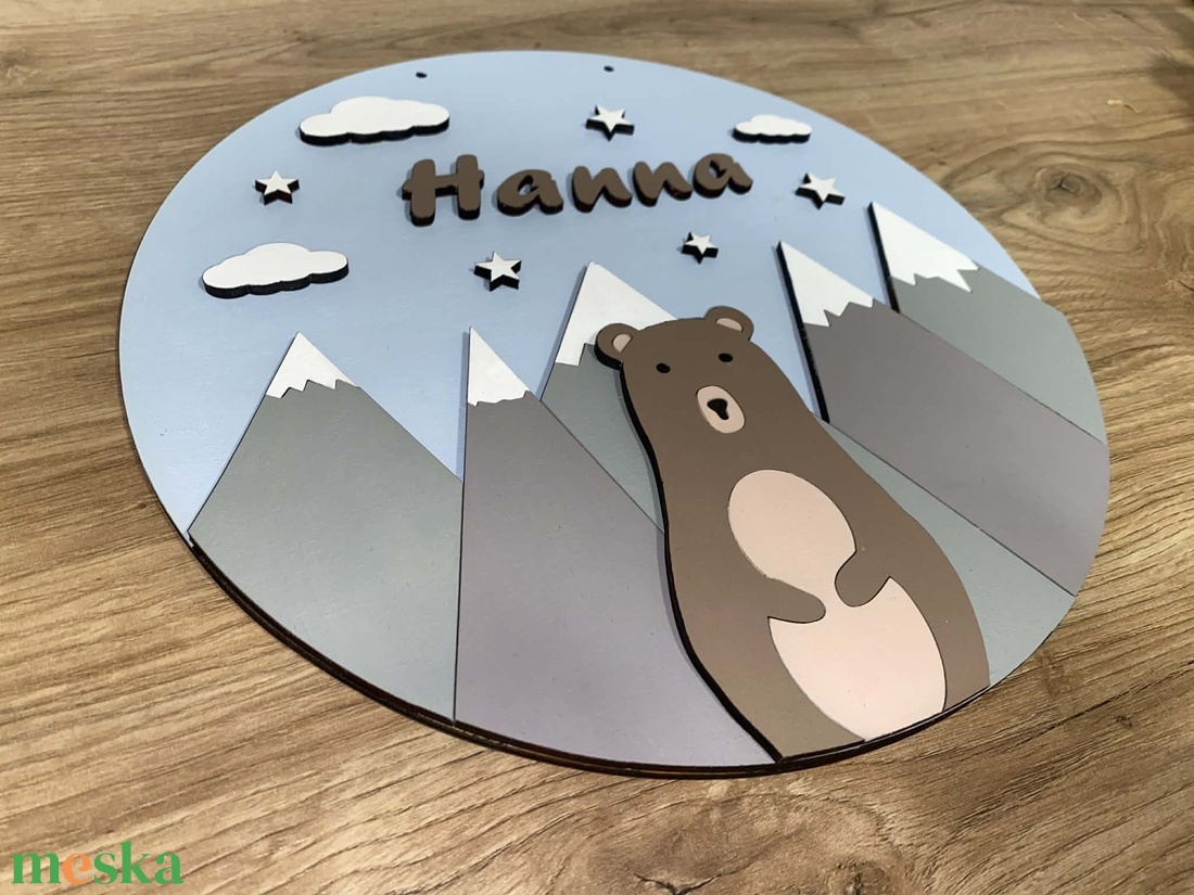 Névtábla - baba - mama - babaszoba dekoráció - gyerek névtábla - Meska.hu