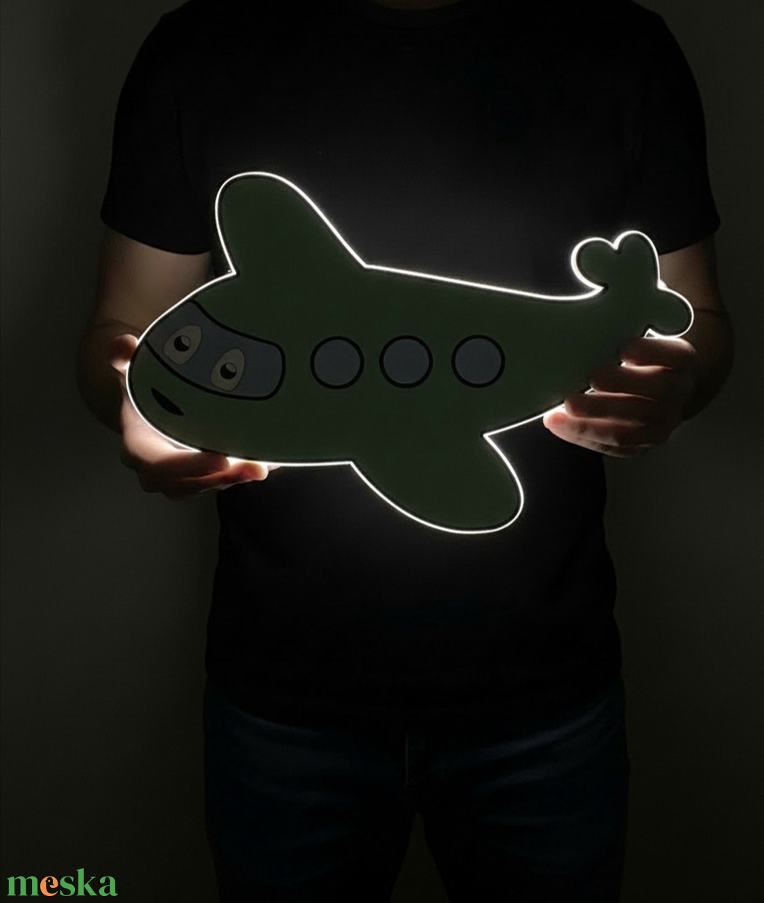 Repülős gyereklámpa - baba - mama - babaszoba dekoráció - éjszakai fény - Meska.hu