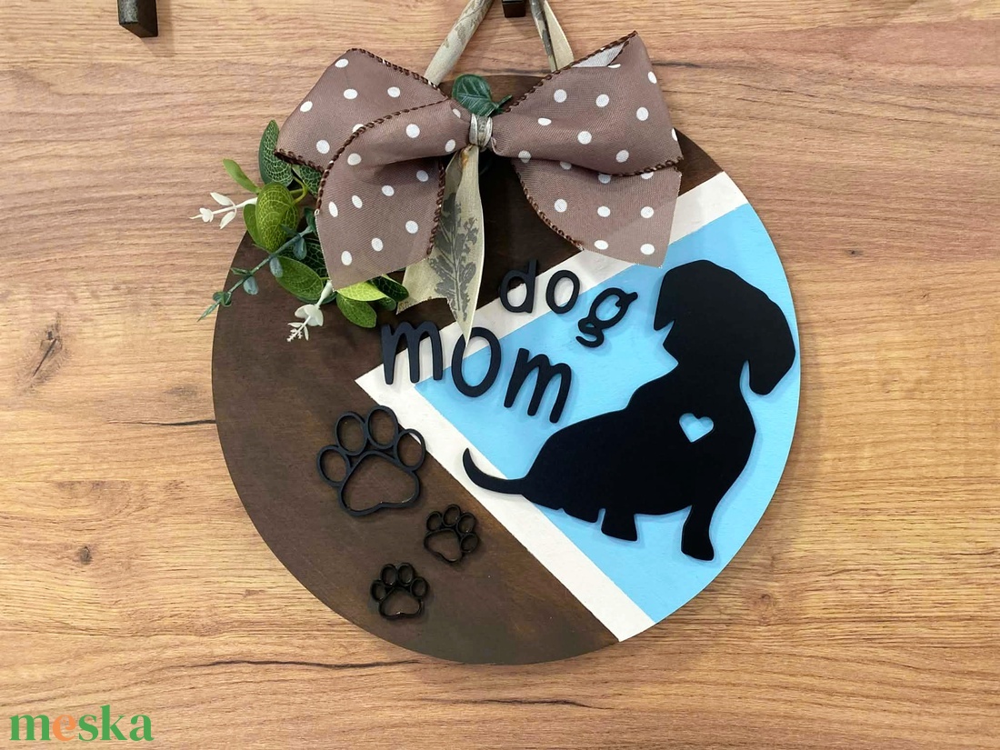 Kutyás dekor - otthon & életmód - dekoráció - ajtó- és ablak dekoráció - ajtódísz & kopogtató - Meska.hu