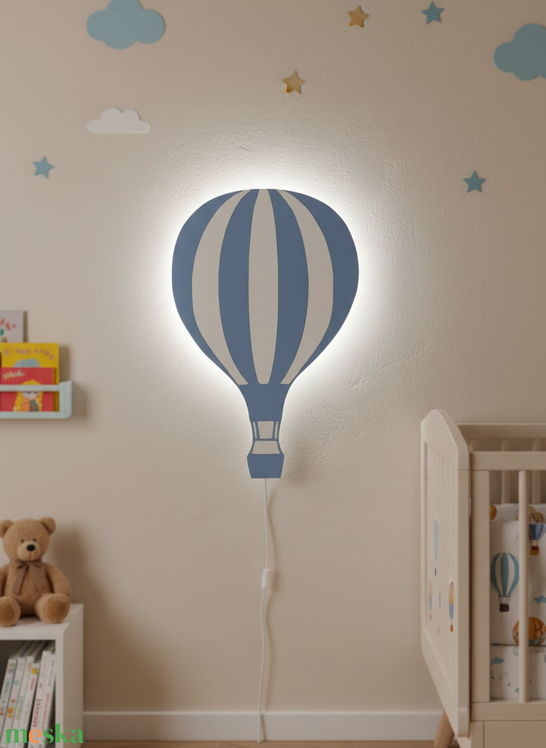 Gyerekszoba dekor - baba - mama - babaszoba dekoráció - éjszakai fény - Meska.hu