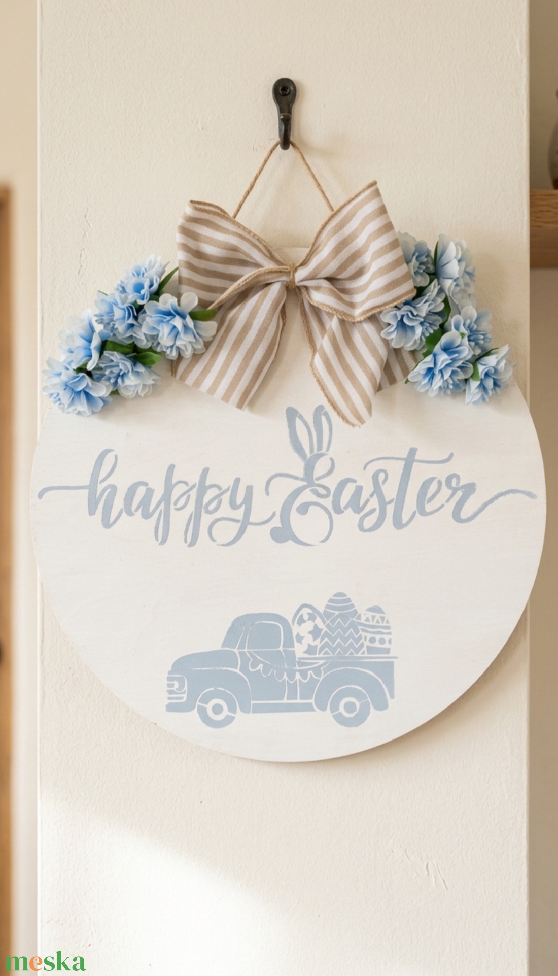 Húsvéti kopogtató - ünnepi díszek, dekorációk - húsvéti díszek és dekorációk - húsvéti ajtódísz, kopogtató - Meska.hu