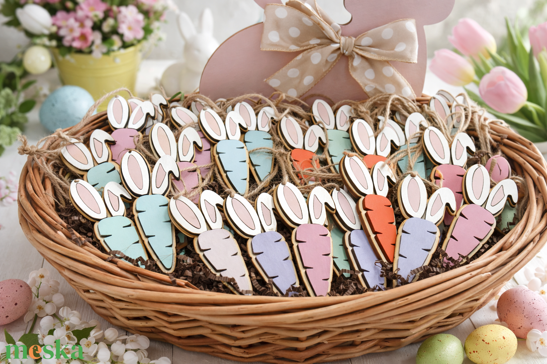 Mini húsvéti répa - ünnepi díszek, dekorációk - húsvéti díszek és dekorációk - húsvéti tojásfadíszek - Meska.hu