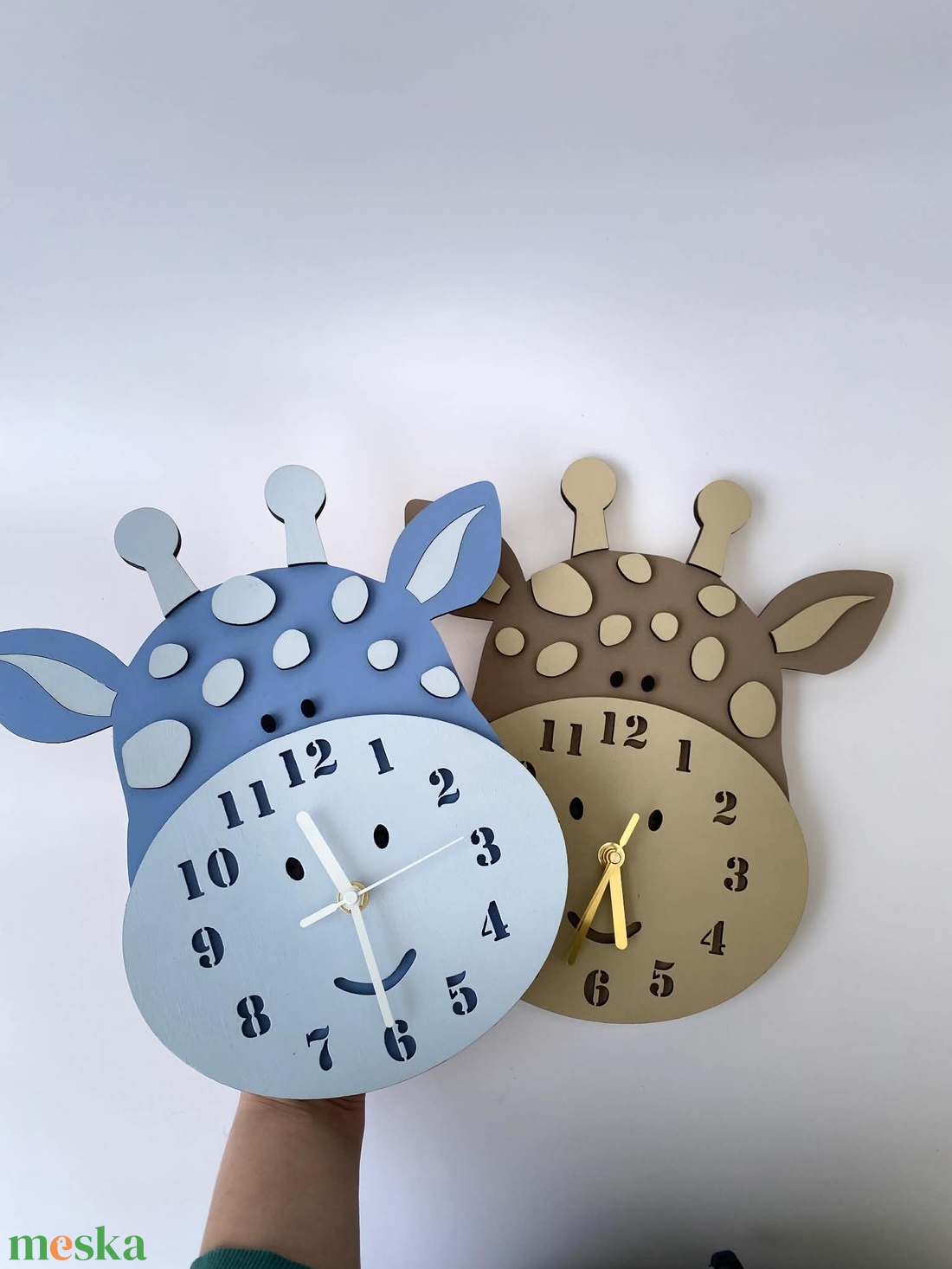 Zsiráfos órák - otthon & életmód - dekoráció - fali és függő dekoráció - falióra & óra - Meska.hu