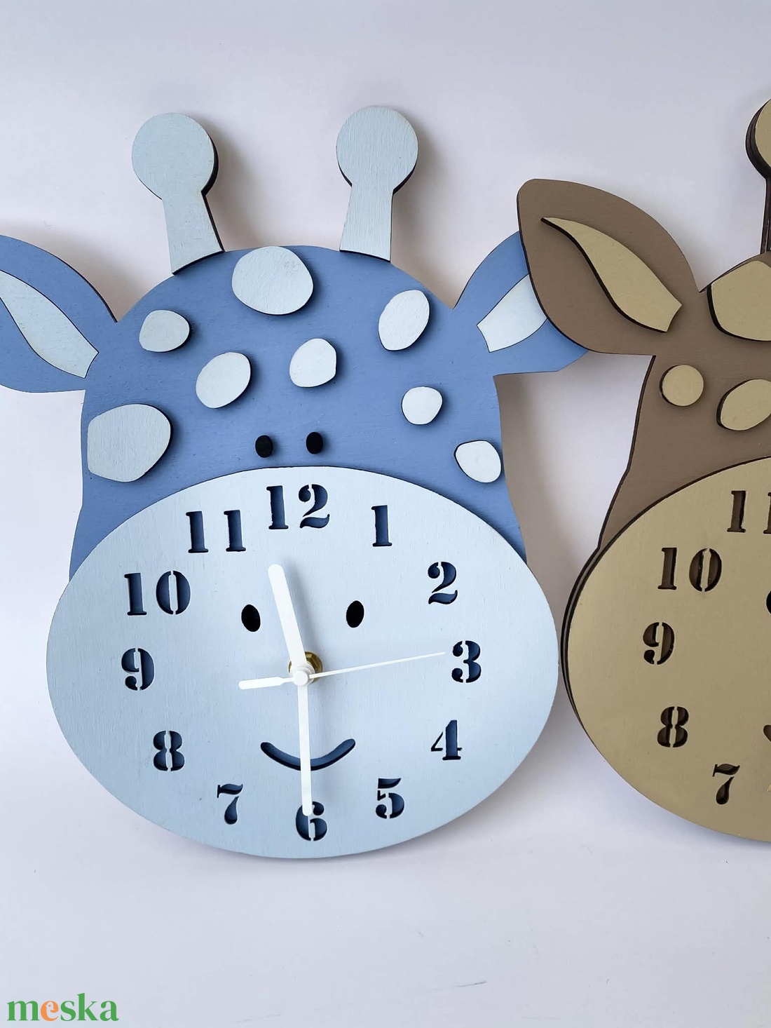 Zsiráfos órák - otthon & életmód - dekoráció - fali és függő dekoráció - falióra & óra - Meska.hu