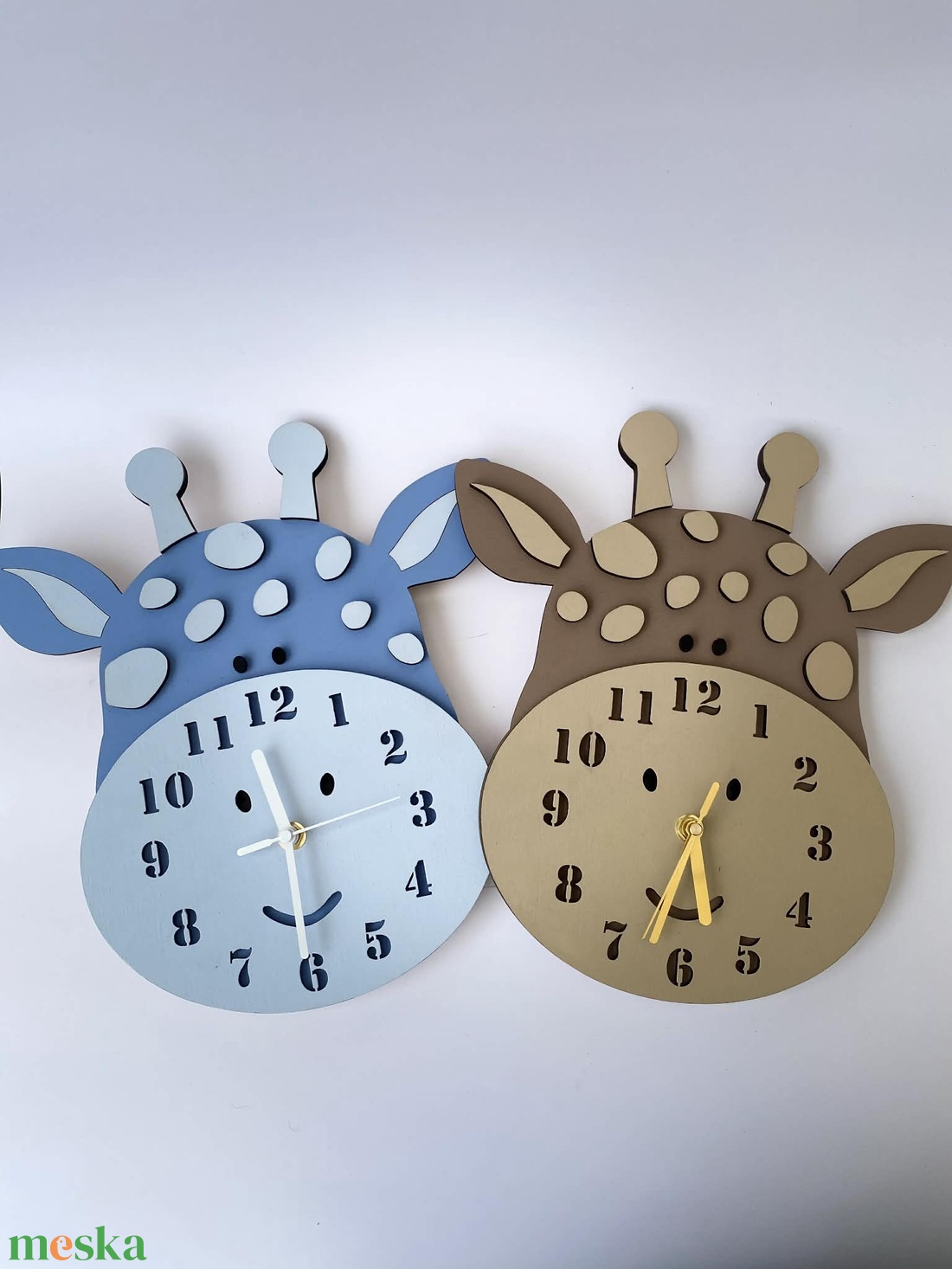 Zsiráfos órák - otthon & életmód - dekoráció - fali és függő dekoráció - falióra & óra - Meska.hu
