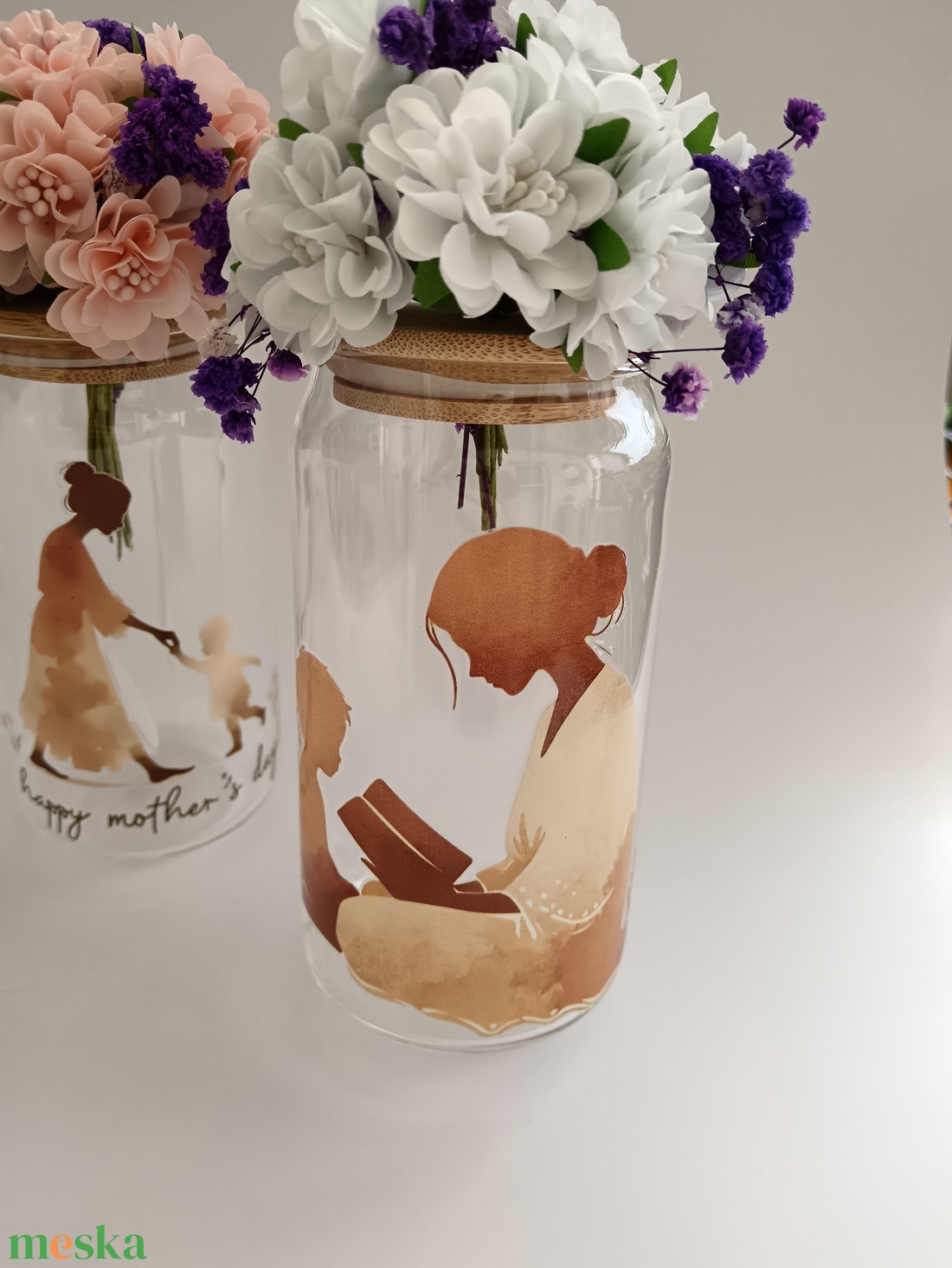 Anyák napi pohár - otthon & életmód - konyhafelszerelés, tálalás - tálalás - pohár - Meska.hu