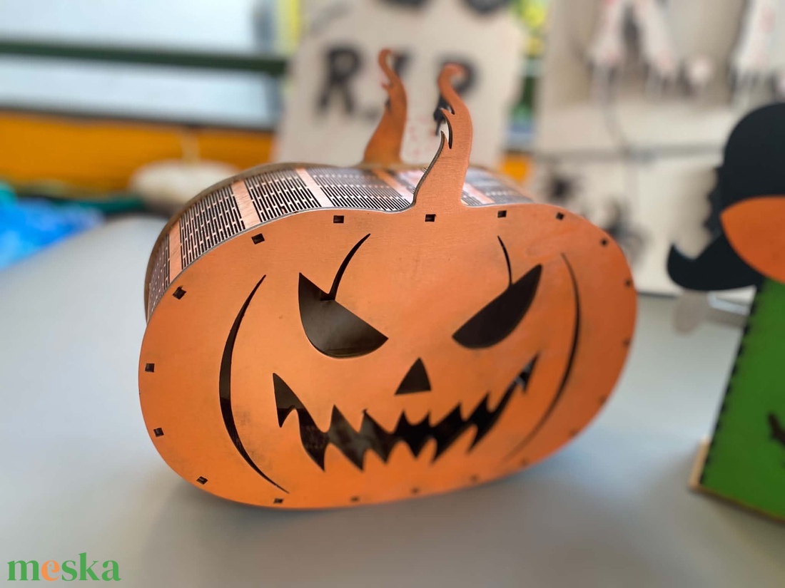 Halloween tök lámpás - otthon & életmód - dekoráció - halloween - halloweeni lámpás - Meska.hu