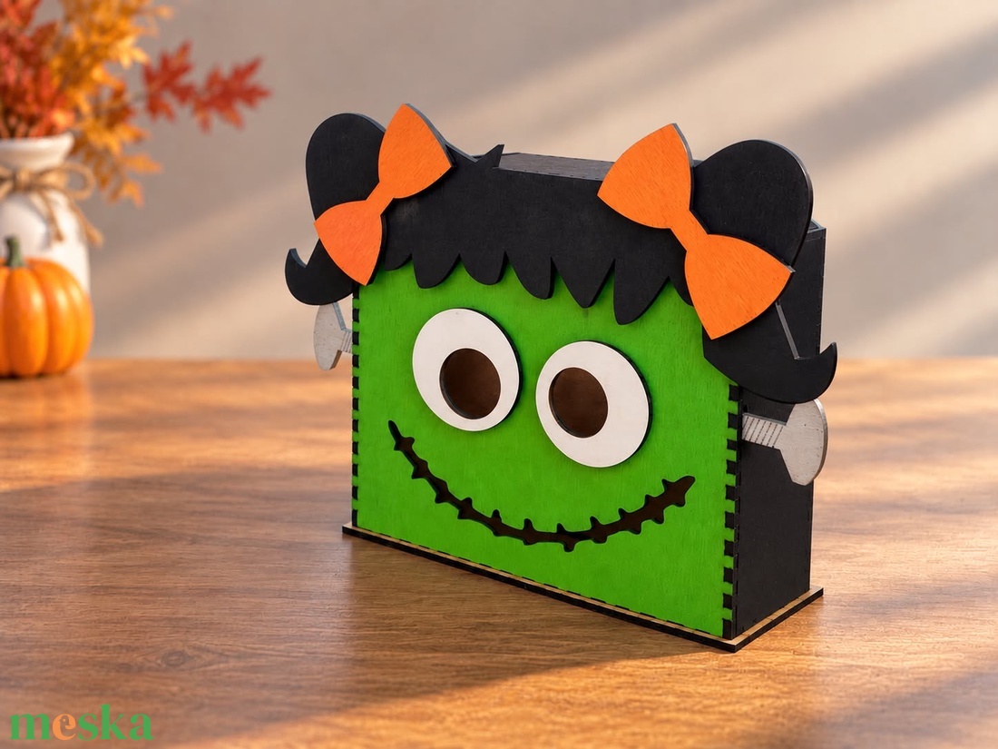 Halloween zombi lámpás lány - otthon & életmód - dekoráció - halloween - halloweeni dekoráció - Meska.hu