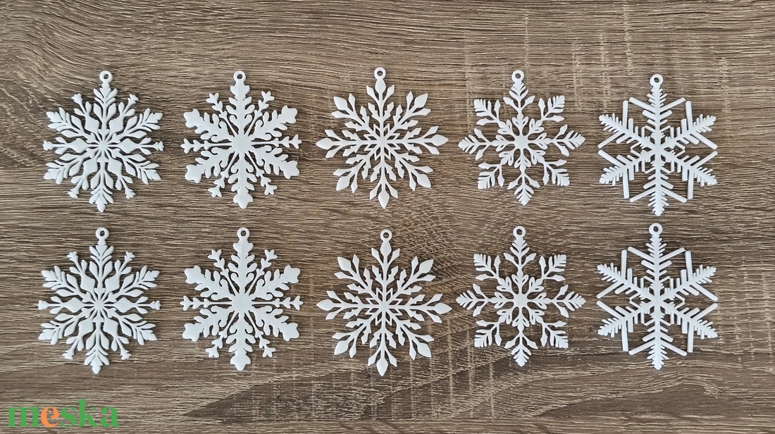 Hópihe karácsonyfadísz csomag - karácsony - karácsonyi lakásdekoráció - karácsonyfadíszek - Meska.hu