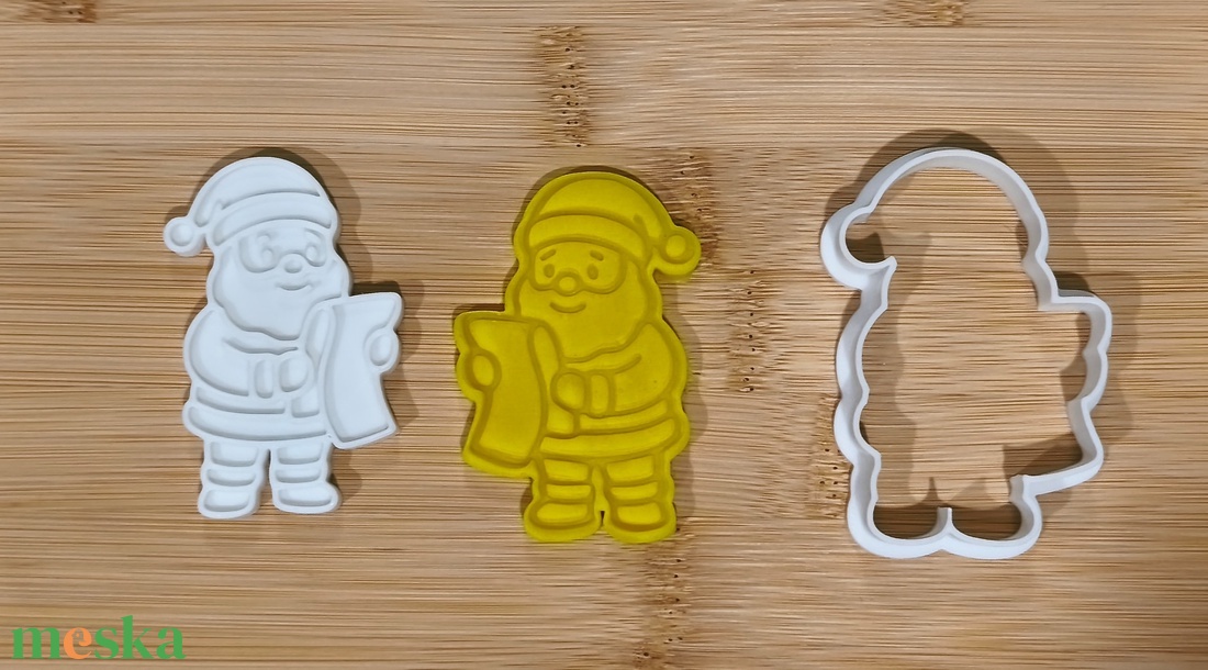 Listás mikulás sütikiszúró - otthon & életmód - konyhafelszerelés, tálalás - sütés, főzés - sütikiszúró - Meska.hu