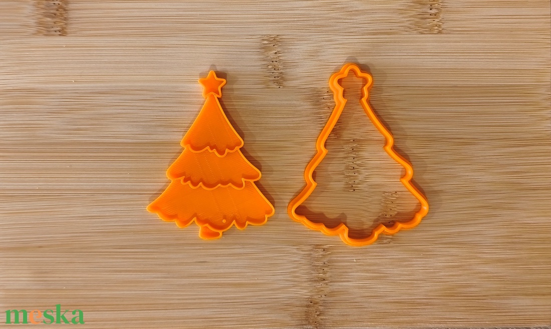 Karácsonyfa sütikiszúró - otthon & életmód - konyhafelszerelés, tálalás - sütés, főzés - sütikiszúró - Meska.hu