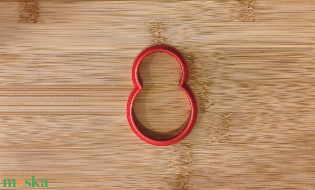 Hóember sütikiszúró  - otthon & életmód - konyhafelszerelés, tálalás - sütés, főzés - sütikiszúró - Meska.hu